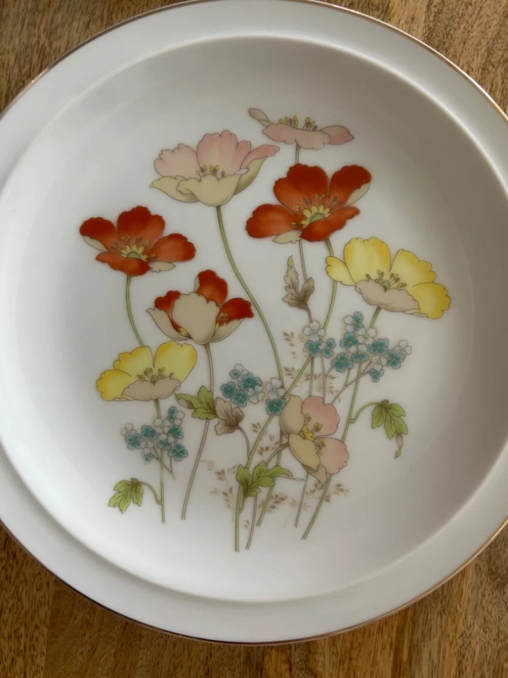 Painted Poppy  Fanci Florals Collection — 2 piece set
